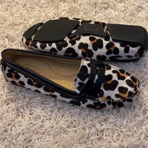 Women’s leopard loafers